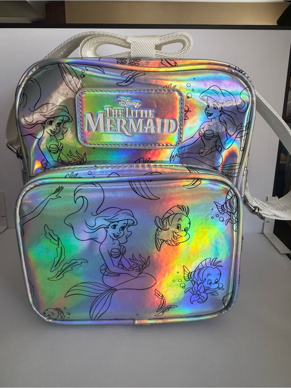 Disney The Little Mermaid Holographic BuckleDown Crossbody Bag